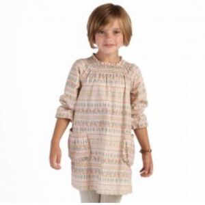 Tea Collection Pink Patterned Kids Dress